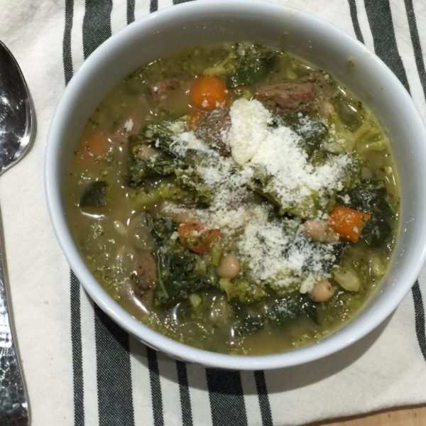 Comforting Winter Soup with Sausage and Greens - Healthy Food 4 Life