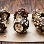 Chocolate Covered Almond Butter Banana Bites - Healthy Food 4 Life