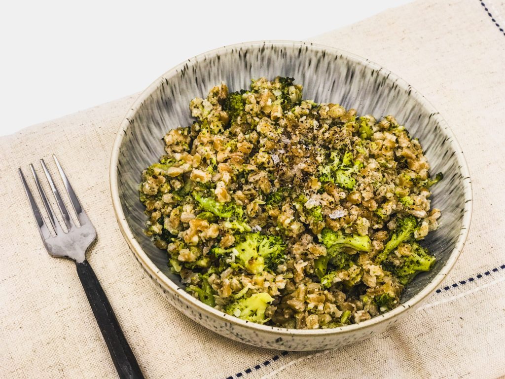 Farro with Broccoli and Romano Cheese Healthy Food 4 Life